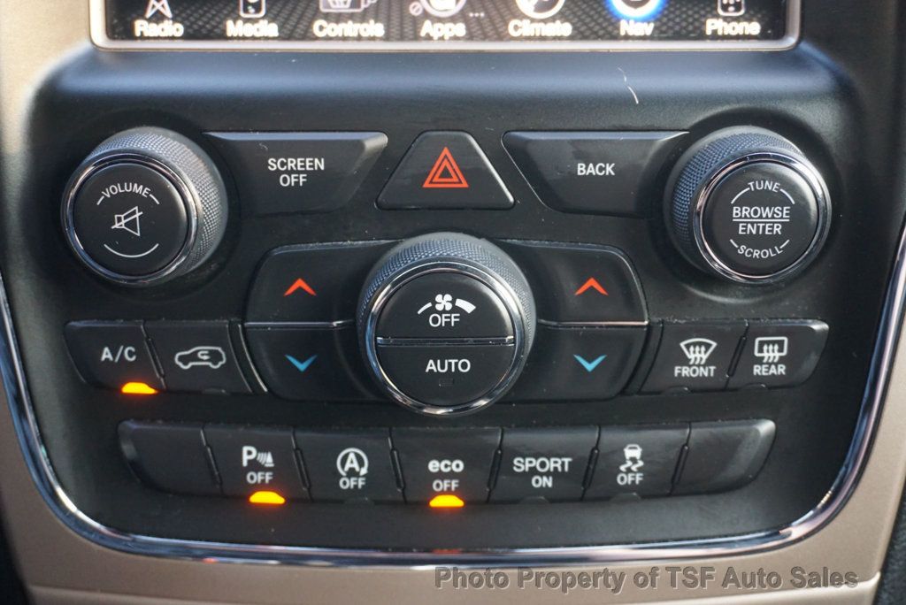 2017 Jeep Grand Cherokee Limited 4x4 20" WHEELS NAVIGATION REAR CAM HEATED SEATS LEATHER  - 23095026 - 27