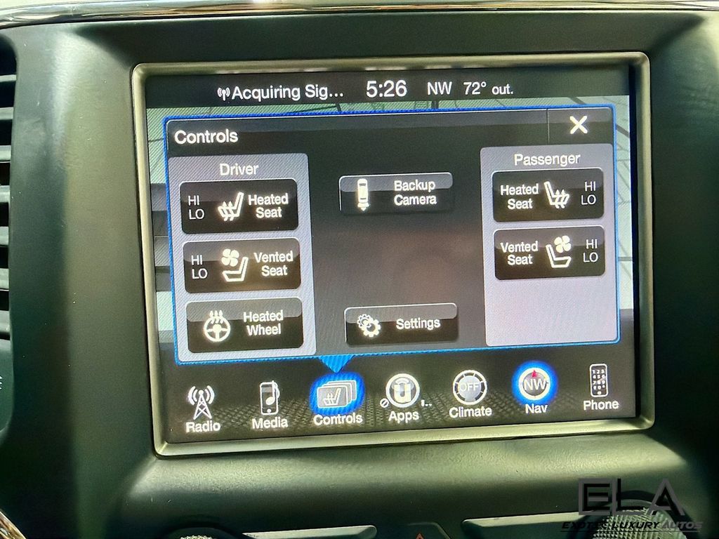 2017 Jeep Grand Cherokee Signature Leather-Wrapped Interior Package! LOOK INTERIOR SEATS! - 23013992 - 21