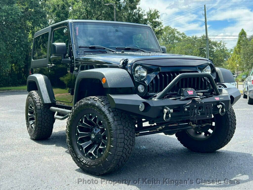 2017 Jeep Wrangler Sport 4x4 LIFTED W/ WARN WINCH - 22556170 - 2