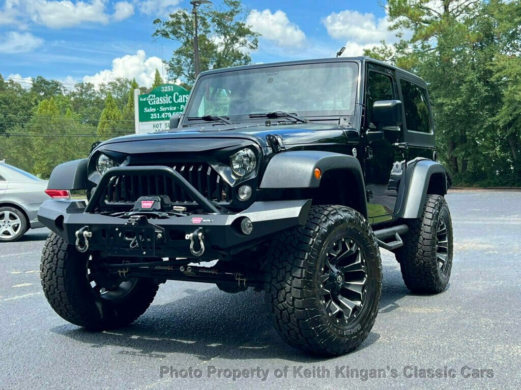 2017 Jeep Wrangler Sport 4x4 LIFTED W/ WARN WINCH - 22556170 - 47