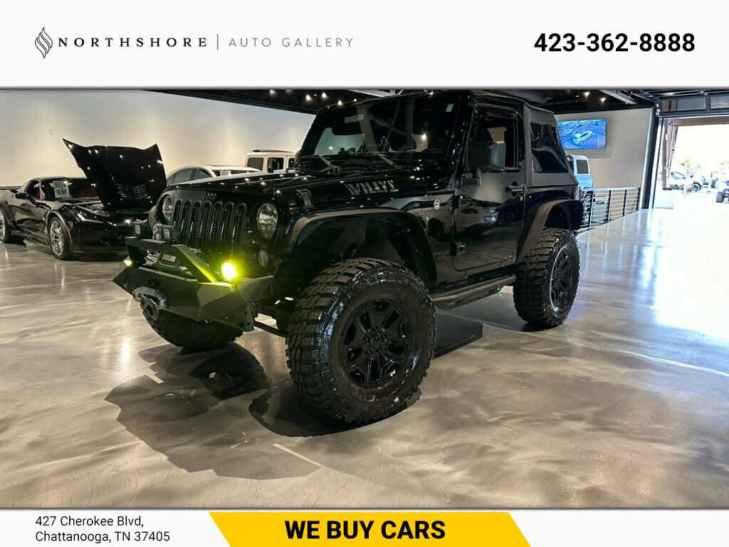 2017 Jeep Wrangler WillysWheeler/4X4/LocalTrade/Bluetooth/Winch/MetalBumpers - 22591028 - 0