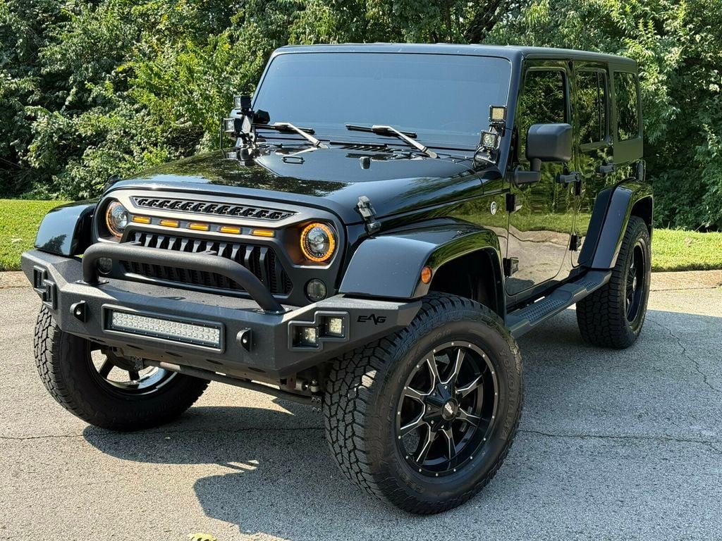 2017 Jeep Wrangler Unlimited Local Trade/Sahara Pkg/Quick Order Pkg/SAT Radio/Navigation - 23060831 - 1