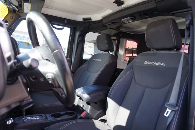 2017 Jeep Wrangler Unlimited SAHARA, 4X4, HARD TOP, CLOTH SEATS, RUNNING BOARDS - 22987085 - 18