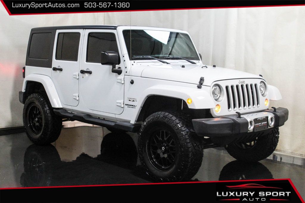 2017 Jeep Wrangler Unlimited Sahara LIFTED LOW 79,000 Miles NEW 35's Premium Wheels - 22386802 - 11