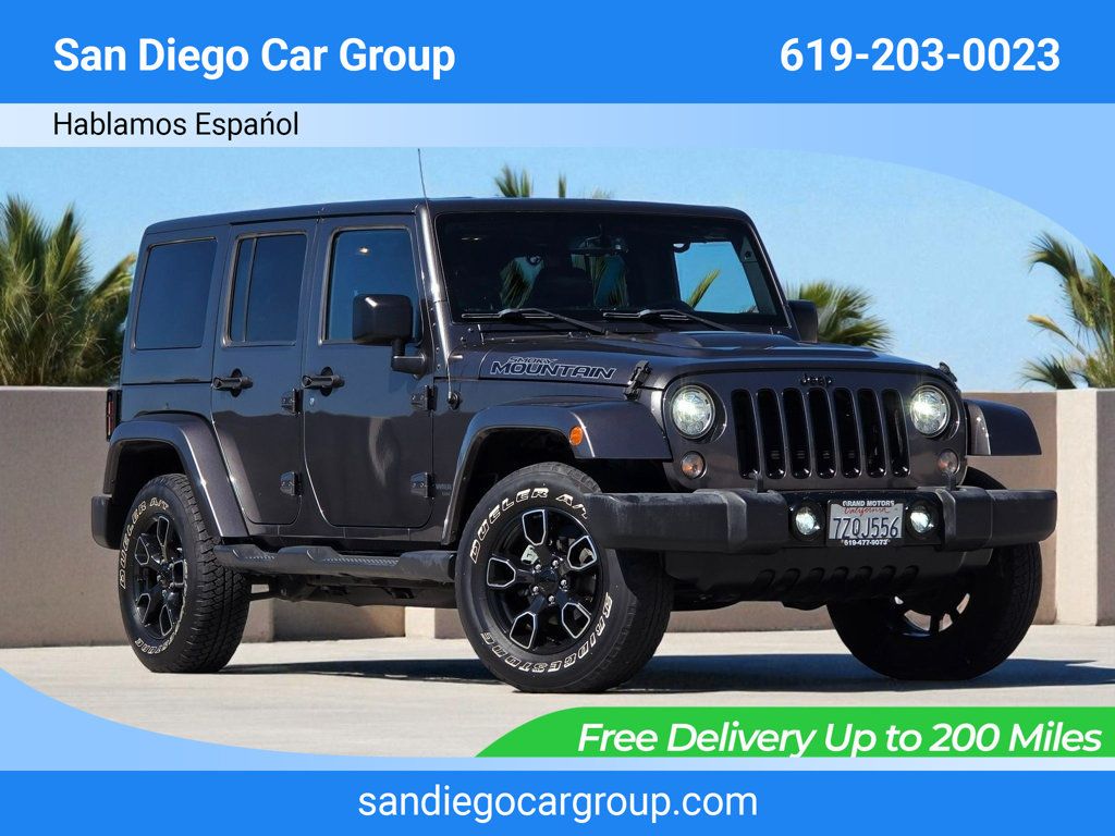2017 Jeep Wrangler Unlimited Smoky Mountain 4x4 - 22932754 - 0