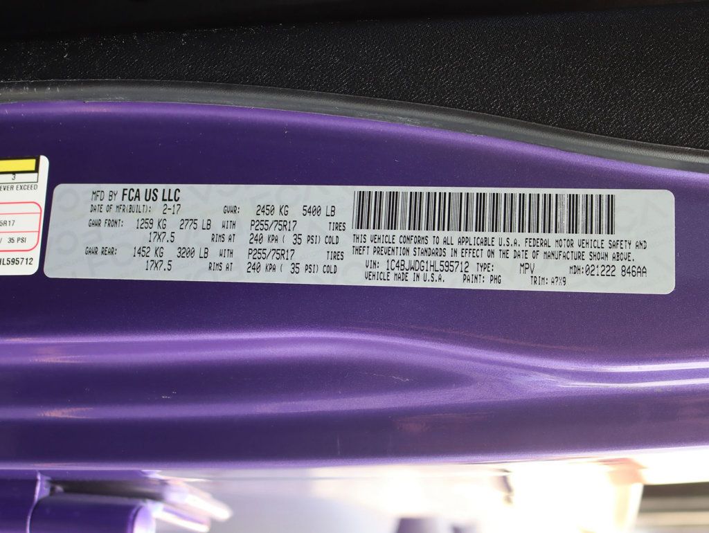 2017 Jeep Wrangler Unlimited Sport 4x4 - 22928076 - 31