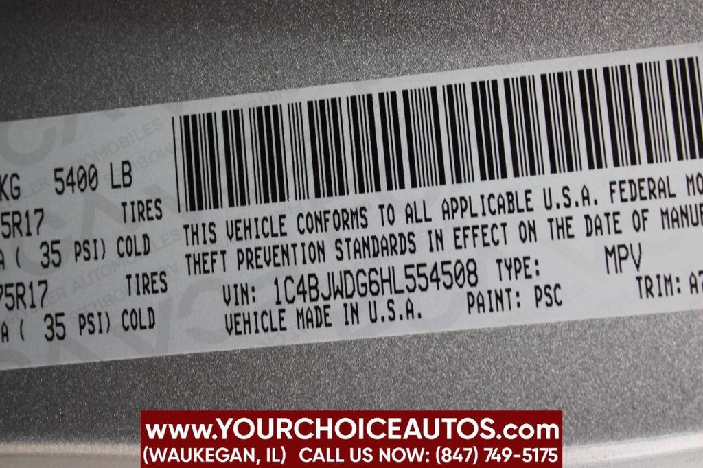 2017 Jeep Wrangler Unlimited Sport 4x4 - 22836945 - 33