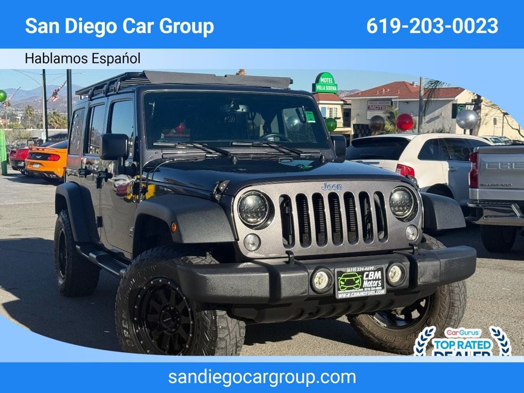 2017 Jeep Wrangler Unlimited Sport 4x4 - 22742037 - 0