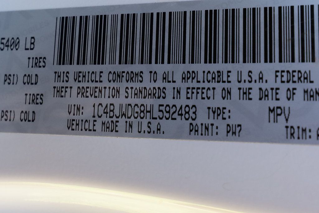 2017 Jeep Wrangler Unlimited Sport S 4x4 - 22978566 - 57