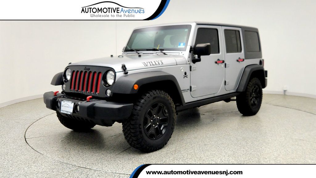 2017 Jeep Wrangler Unlimited Willys Wheeler 4x4 Black 3 Piece Hard Top & Upgraded Radio - 23025743 | Video 1