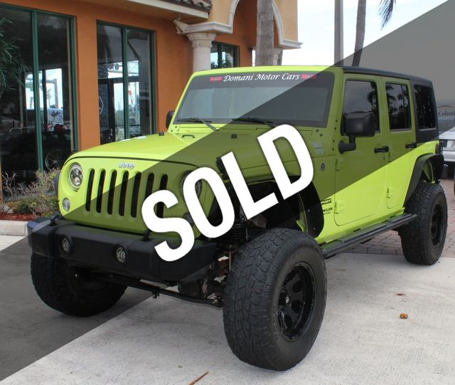 2017 Used Jeep Wrangler Unlimited WRANGLER UNLIMITED SPORT 4 WD AND NICELY  EQUIPPED at Domani Motor Cars Inc. Serving Deerfield Beach, FL, IID 21582012
