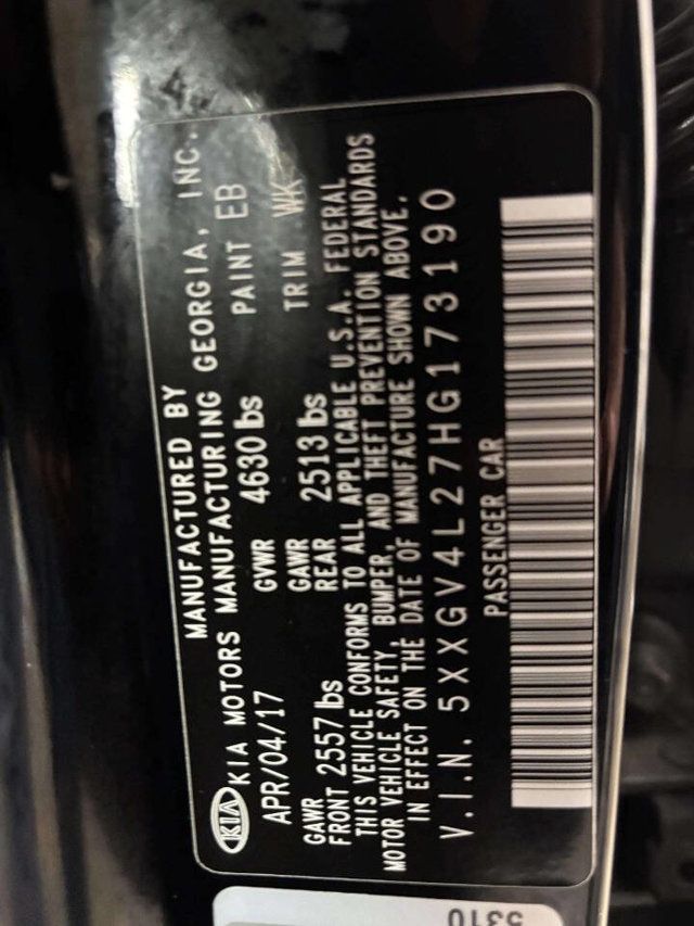 2017 Kia Optima SX Limited Automatic - 23008026 - 36