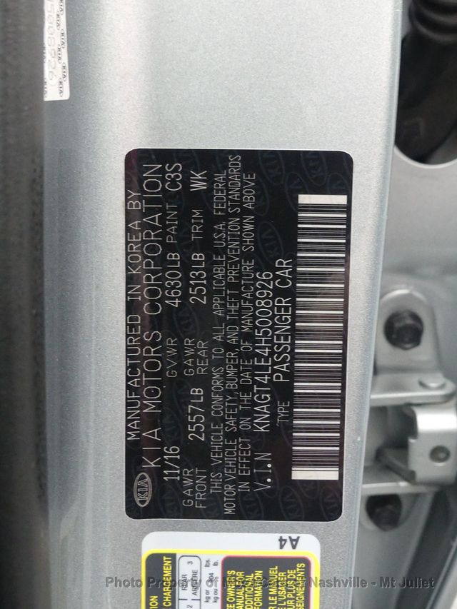 2017 Kia Optima Hybrid Automatic - 22706804 - 49