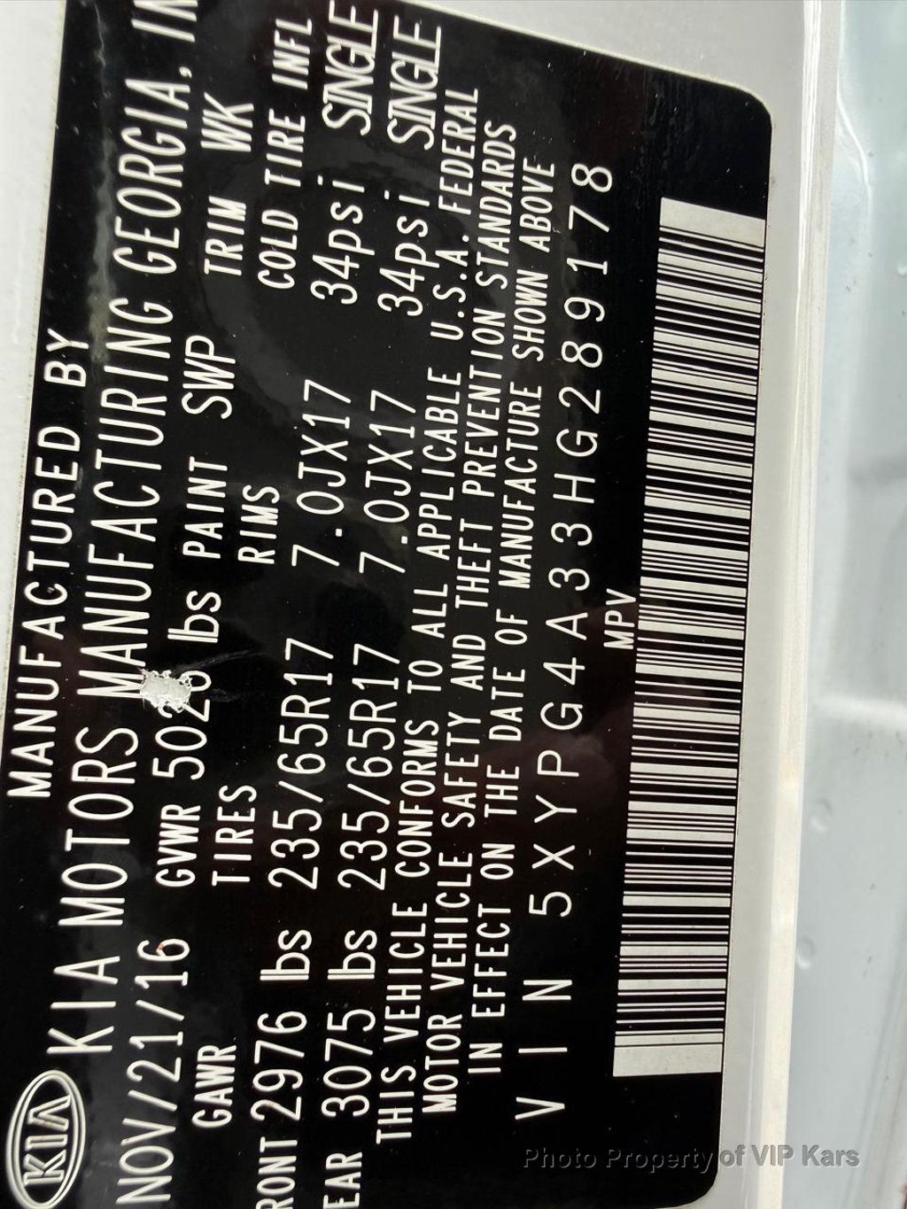 2017 Kia Sorento LX FWD - 22987482 - 22