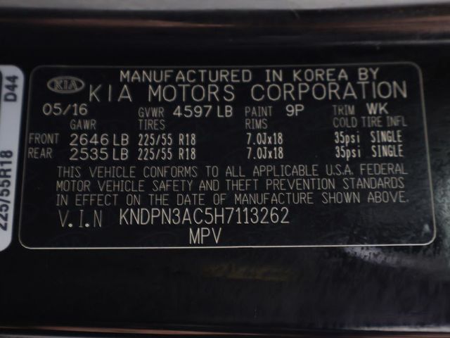 2017 Kia Sportage EX FWD - 23055736 - 47