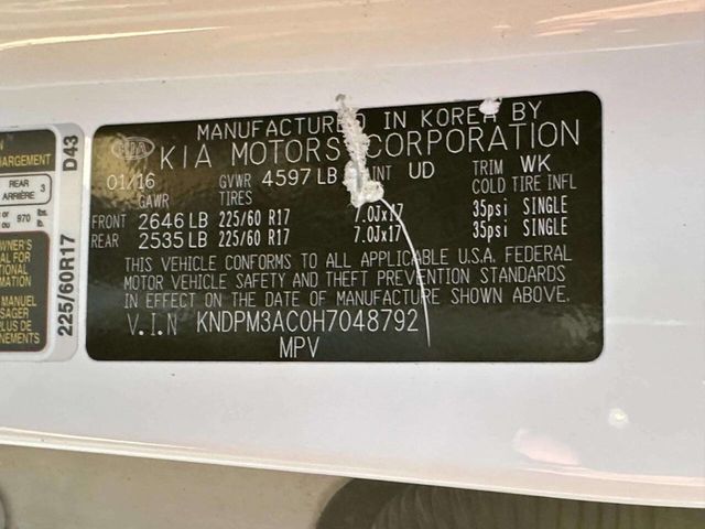 2017 Kia Sportage LX FWD - 23026723 - 34