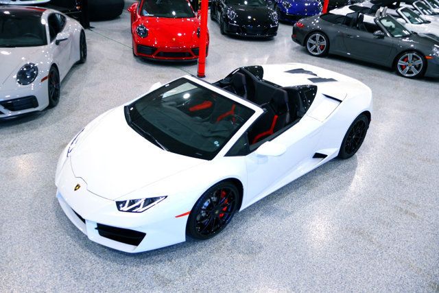 2017 Lamborghini HURACAN LP580 Spyder WHITE...17,780 Miles...LP580-2 Spyder - 22976797 - 4