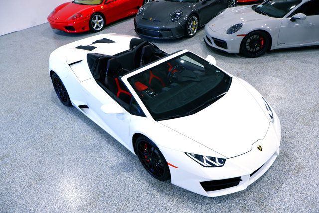 2017 Lamborghini HURACAN LP580 Spyder WHITE...17,780 Miles...LP580-2 Spyder - 22976797 - 5