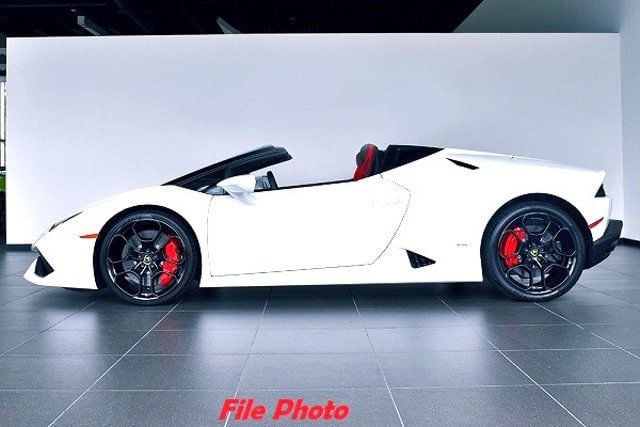 2017 Lamborghini HURACAN LP580 Spyder WHITE...17,780 Miles...LP580 Spyder - 22976797 - 0