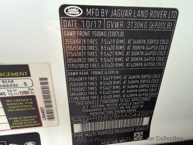 2017 Land Rover Discovery HSE Luxury V6 Supercharged - 23029485 - 95