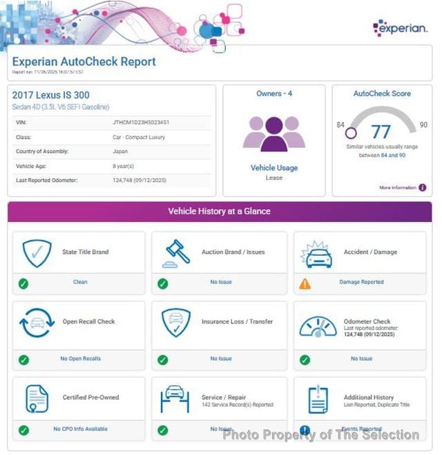 2017 Lexus IS IS 300 AWD W/ PREMIUM & PREMIUM PLUS PKG - 22950731 - 1