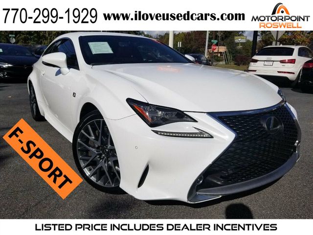 2017 Lexus RC F-SPORT - TECH PKG - PREM PLUS PKG - RED INTERIOR  - 20343125 - 0