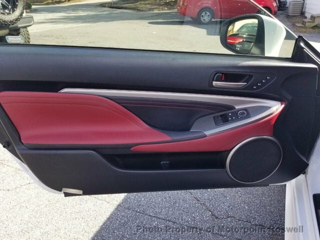 2017 Lexus RC F-SPORT - TECH PKG - PREM PLUS PKG - RED INTERIOR  - 20343125 - 15