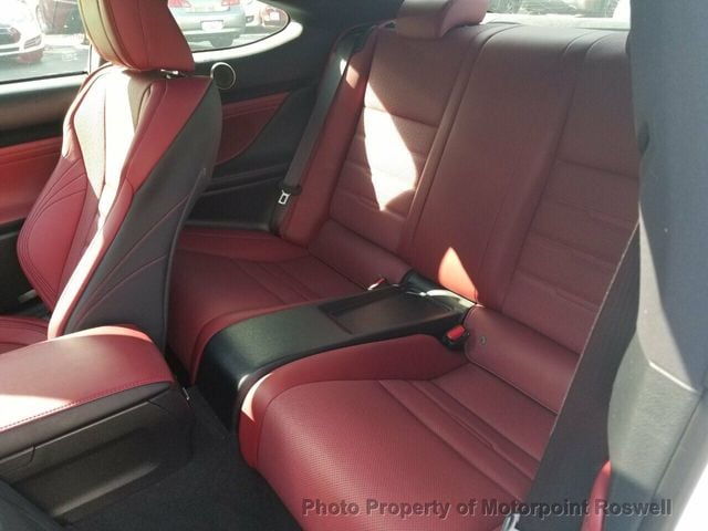 2017 Lexus RC F-SPORT - TECH PKG - PREM PLUS PKG - RED INTERIOR  - 20343125 - 18
