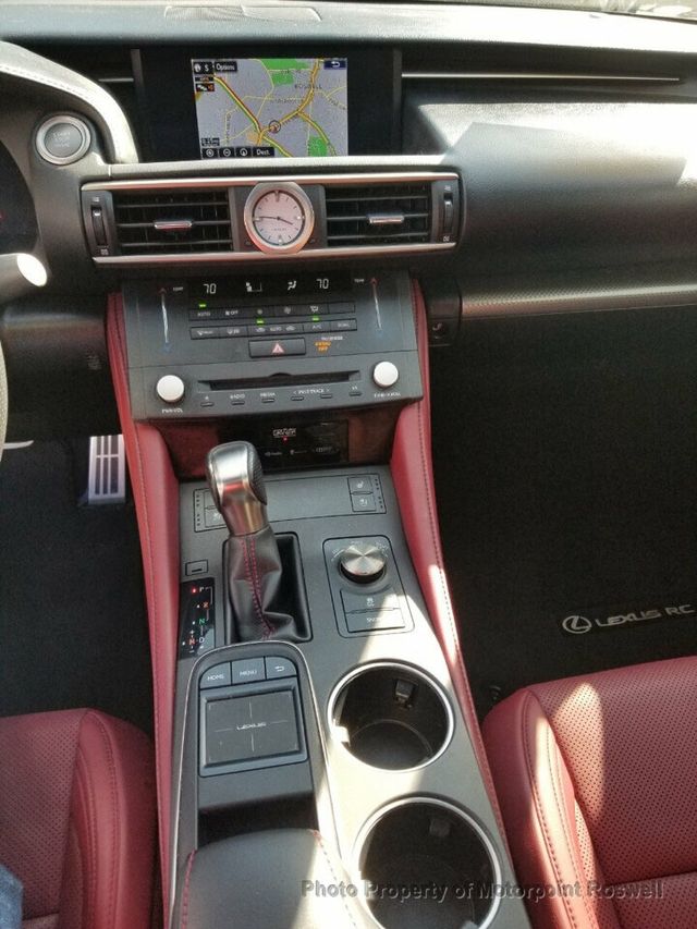 2017 Lexus RC F-SPORT - TECH PKG - PREM PLUS PKG - RED INTERIOR  - 20343125 - 20