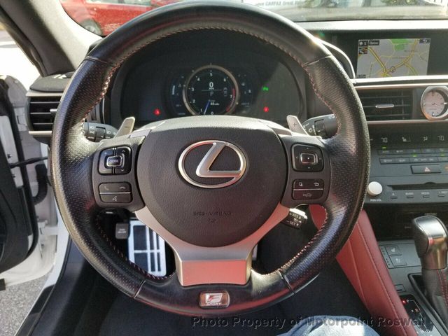 2017 Lexus RC F-SPORT - TECH PKG - PREM PLUS PKG - RED INTERIOR  - 20343125 - 21