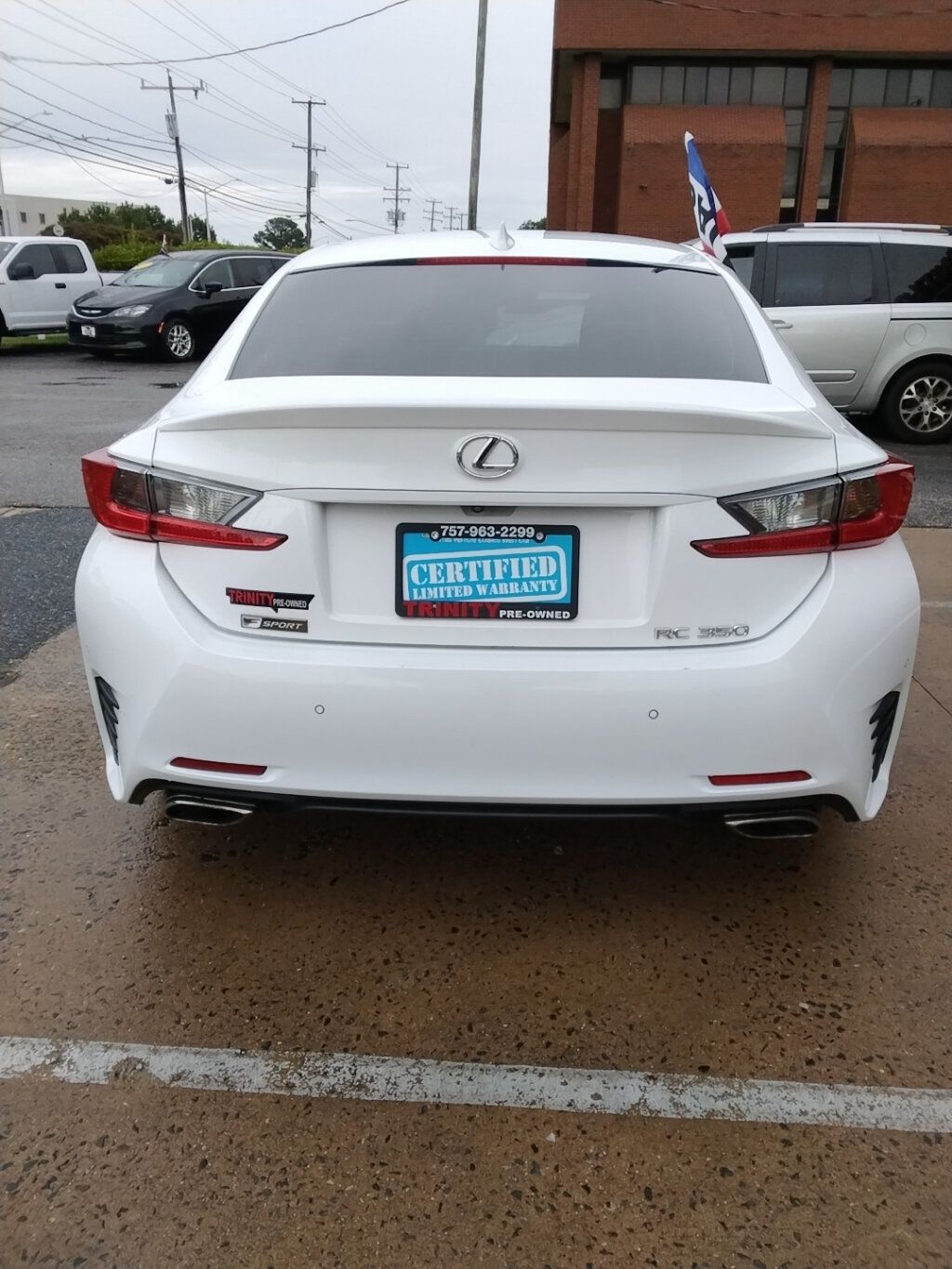 2017 Lexus RC 350 F SPORT photo 3