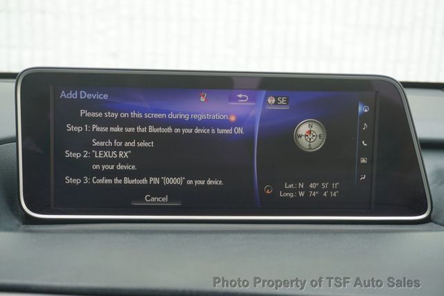 2017 Lexus RX RX 350 AWD NAVIGATION REAR CAMERA HOT&COOLED SEATS 20" WHEELS - 23086159 - 22