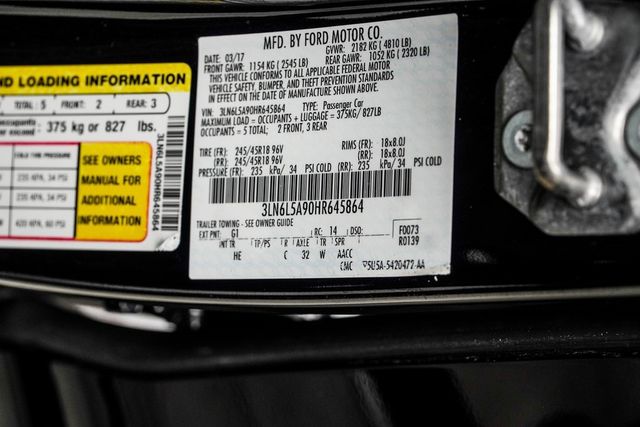 2017 Lincoln MKZ Premiere FWD - 22955921 - 35