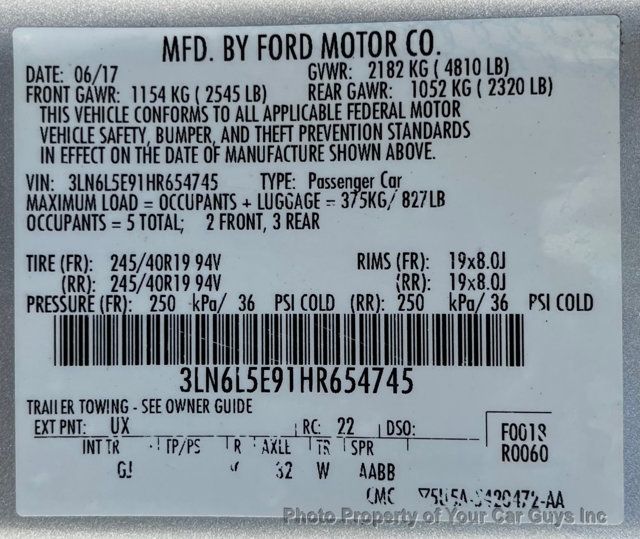 2017 Lincoln MKZ Reserve FWD - 23090944 - 31