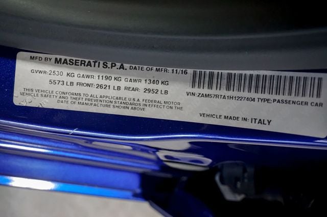 2017 Maserati Ghibli *Ghibli SQ4* *AWD* *Well-Maintained* *IPE Exhaust* - 22987737 - 22