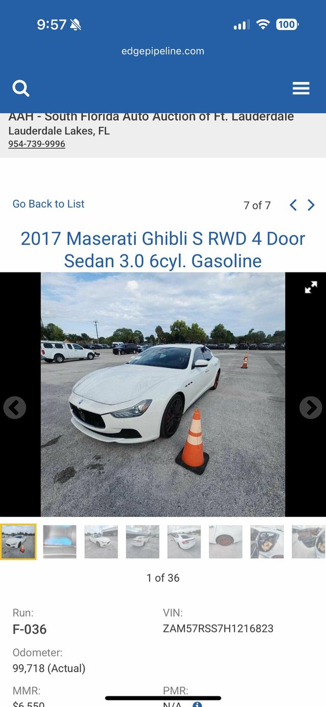 2017 Maserati Ghibli S 3.0L - 22961036 - 10