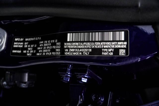 2017 Maserati Levante 3.0L - 23006619 - 40