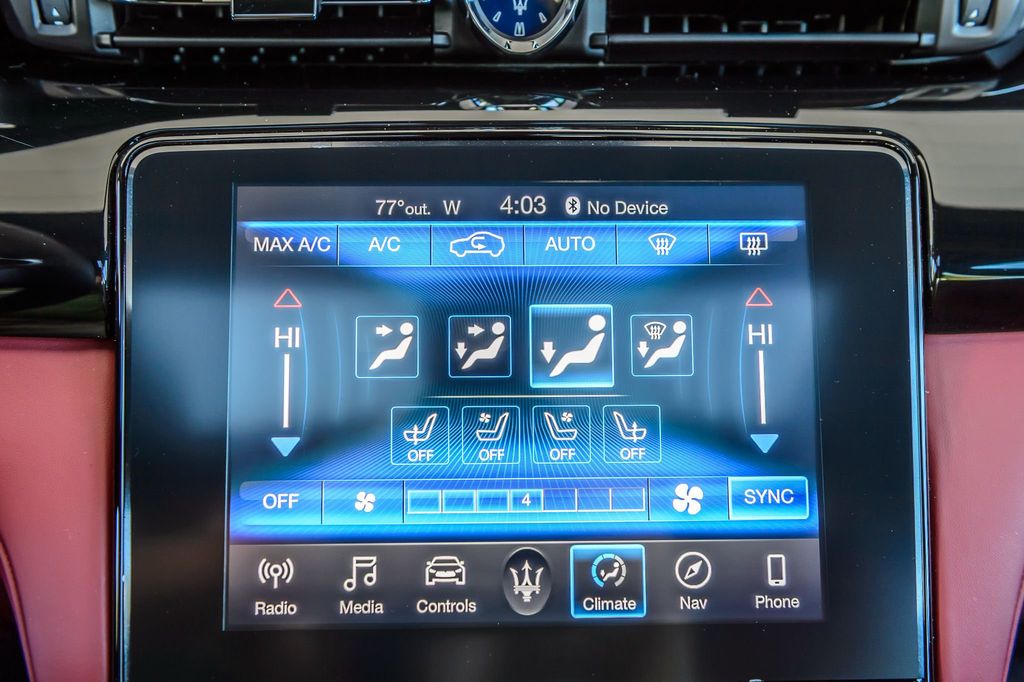 2017 Maserati Quattroporte QUATTROPORTE S GRANLUSSO - NAV - BACKUP CAM - BLUETOOTH - 22932086 - 23