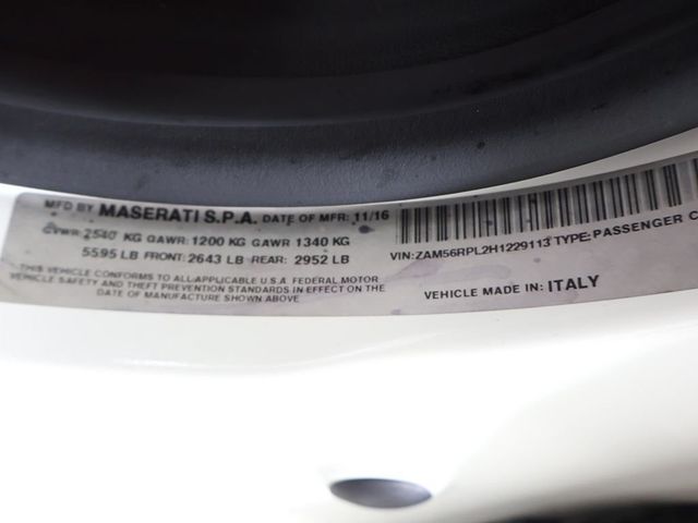 2017 Maserati Quattroporte S GranLusso 3.0L - 23005535 - 55