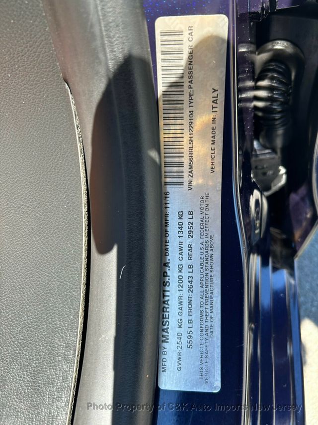 2017 Maserati Quattroporte S Q4 GranLusso 3.0L - 23040596 - 64