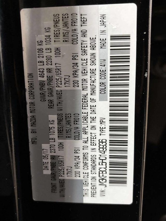 2017 Mazda CX-5 Touring AWD 4dr SUV - 23015311 - 37