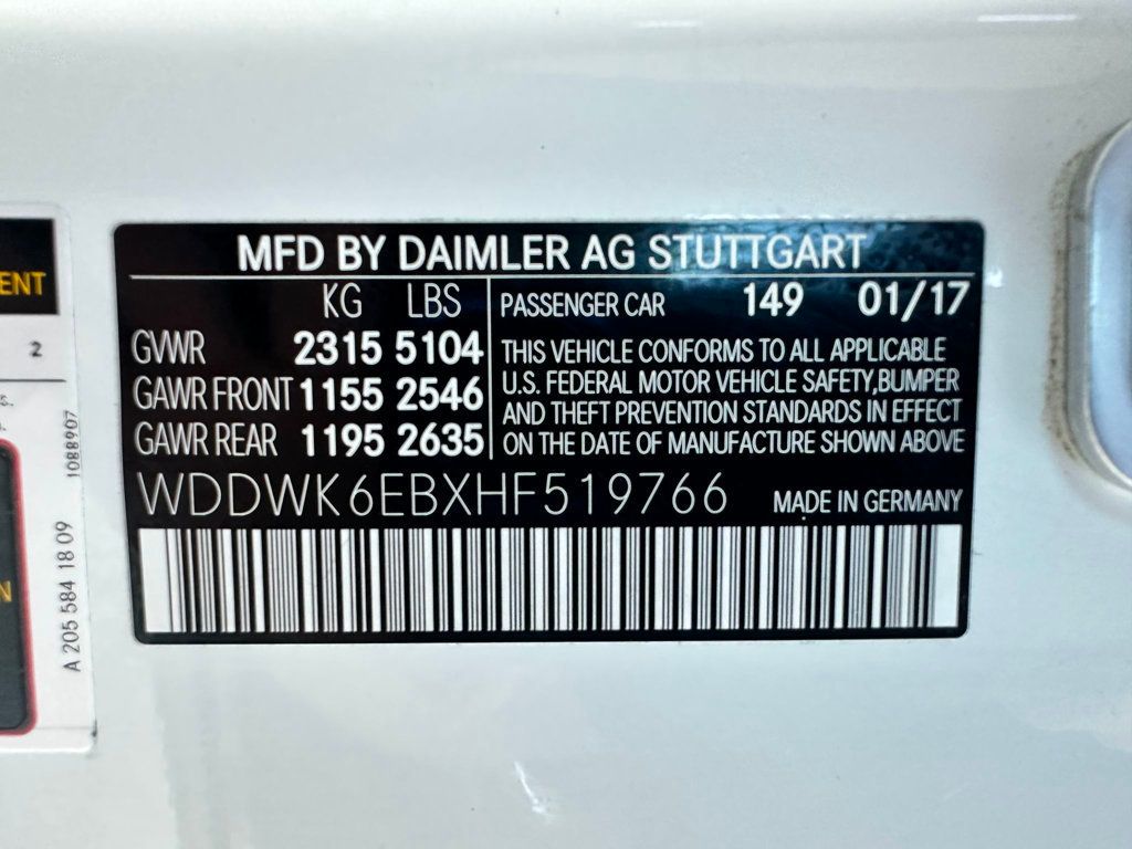 2017 Mercedes-Benz C-Class AMG C 43 4MATIC Cabriolet - 22985923 - 35