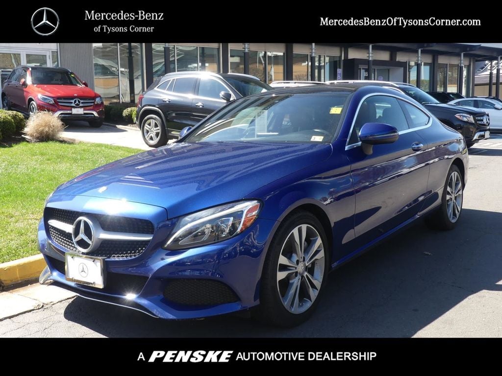 Certified 17 Mercedes Benz C Class C 300 4matic Coupe For Sale Vienna Va Penskecars Com