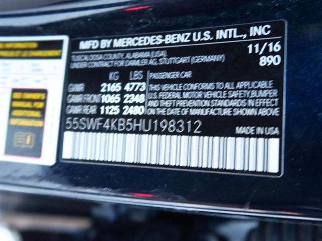 2017 Mercedes-Benz C-Class C 300 4MATIC Sedan with Luxury Pkg - 16993823 - 6