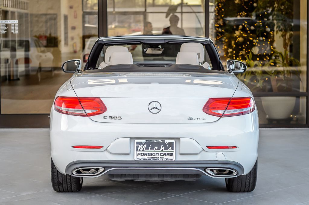 2017 Mercedes-Benz C-Class C300 4MATIC - WHITE ON BEIGE - CONVERTIBLE - BACKUP CAM-GORGEOUS - 22965366 - 12