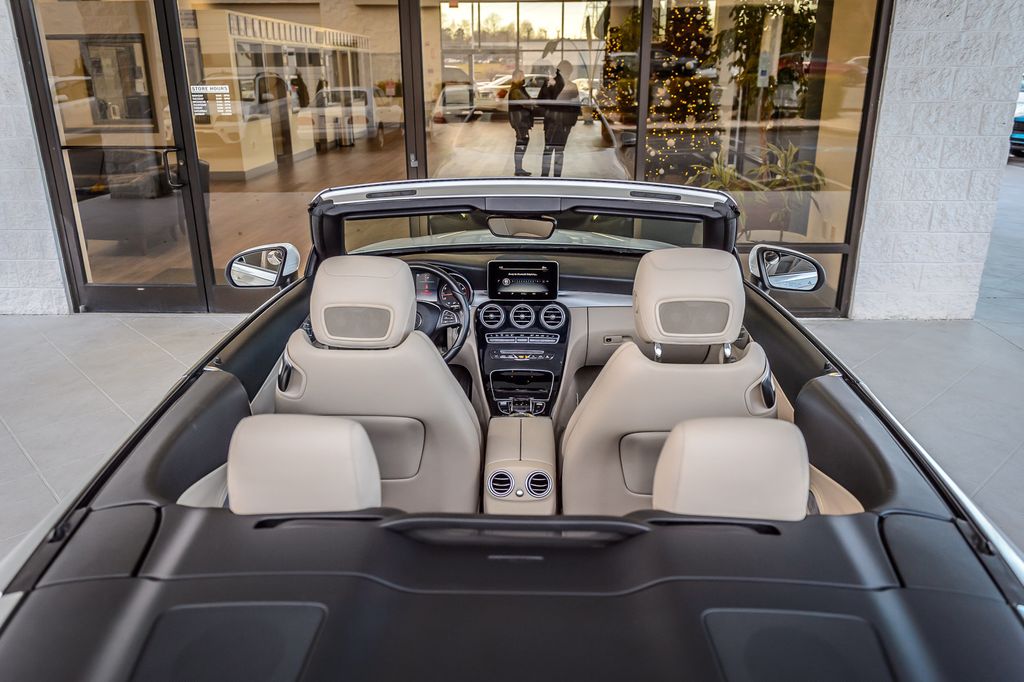 2017 Mercedes-Benz C-Class C300 4MATIC - WHITE ON BEIGE - CONVERTIBLE - BACKUP CAM-GORGEOUS - 22965366 - 16