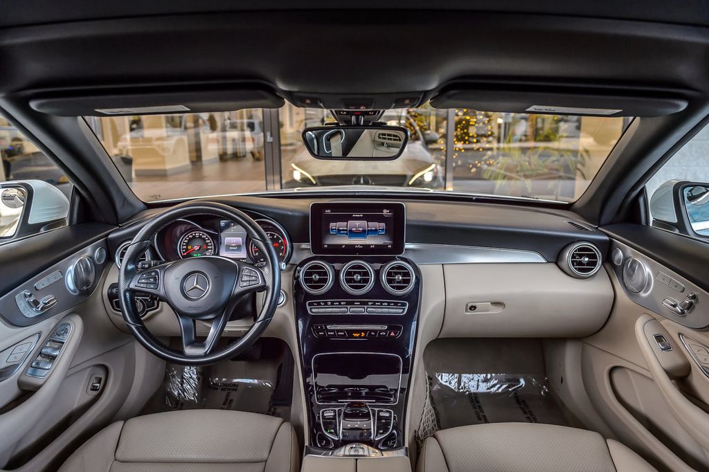 2017 Mercedes-Benz C-Class C300 4MATIC - WHITE ON BEIGE - CONVERTIBLE - BACKUP CAM-GORGEOUS - 22965366 - 2