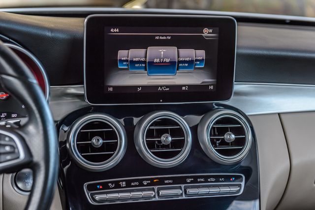 2017 Mercedes-Benz C-Class C300 4MATIC - WHITE ON BEIGE - CONVERTIBLE - BACKUP CAM-GORGEOUS - 22965366 - 37