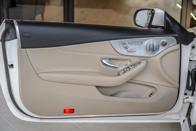 2017 Mercedes-Benz C-Class C300 4MATIC - WHITE ON BEIGE - CONVERTIBLE - BACKUP CAM-GORGEOUS - 22965366 - 52