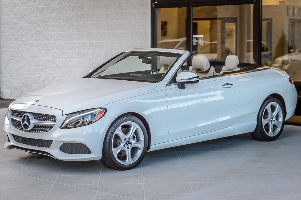 2017 Mercedes-Benz C-Class C300 4MATIC - WHITE ON BEIGE - CONVERTIBLE - BACKUP CAM-GORGEOUS - 22965366 - 8